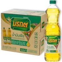 ราคา น้ำมันพืชตรามรกต 1 ขวดมี 1 ลิตร (21394646606)