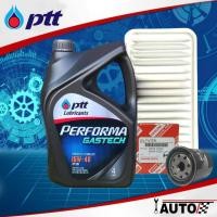 ราคา ชุดเปลี่ยนถ่าย โตโยต้า อัลติส ปี 03 06 ปตท PERFORMA Gastech 15W 40 ปริมาณ 4 ลิตร กรองเครื่อง HI BRID กรองอากาศ HI BRID (20927339408)