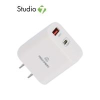 ราคา TECHPRO Wall USB Charger 1 USB A QC3 0A 1 USB C PD20W Type C to Lightning Cable TP WC01 by Studio 7 (19182524451)