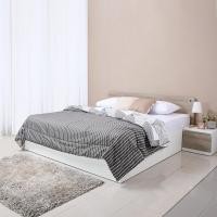 ราคา INDEX LIVING MALL เตียงนอน รุ่นวินซ์ ขนาด 6 ฟุต สีธรรมชาติ ขาว (3218558055)