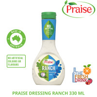 ราคา PRAISE DRESSING RANCH เพรส น้ำสลัดสไตล์อเมริกัน 330มล (20631932642)