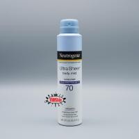 ราคา Neutrogena Ultra Sheer Body Mist Sunscreen SPF70 สเปรย์กันแดด รุ่นใหม่ รับประกันข้องแท้ 100 (19742497621)