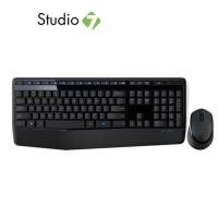 ราคา เมาส์และคีย์บอร์ด Logitech Keyboard Mouse Wireless Combo MK345 TH pad by Studio 7 (16775814981)