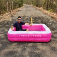 ราคา DK2 สระน้ำเป่าลม สระน้ำ สระน้ำขนาดใหญ่ สระน้ำเด็ก ขนาด 305 183 56 cm สระ 3 เมตร (17961316053)