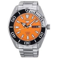 ราคา นาฬิกาข้อมือ Seiko 5 AUTOMATIC รุ่น SRPC51K หน้าสีน้ำเงิน SRPC53K หน้าสีเขียว SRPC55K หน้าสีส้ม SRPC57K หน้าสีดำ SRPC59K หน้าสีส้ม สายยางสีดำ ขนาดตัวเรือน 45 มิลลิเมตร (21245375641)