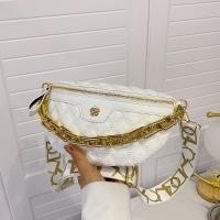 ราคา กระเป๋าคาด อก คาดเอว งานหนังสวย สายโซ่ทอง ใหม่ 1245 (16282044860)