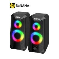 ราคา ลำโพง Signo Gaming Speaker ZAGGER SP 613 LED 2 0 Black by Banana IT (21256402311)