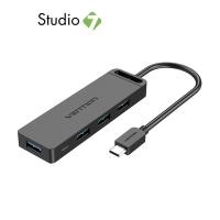 ราคา Vention USB C to 4xUSB 3 0 with PD TGKBB Black by Studio7 (19258786186)