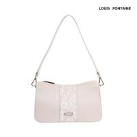 ราคา Louis Fontaine กระเป๋าสะพายไหล่ รุ่น Lucy สีครีม LFH0151 CR (18985146862)