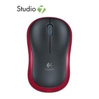 ราคา เมาส์ไร้สาย Logitech Mouse Wireless M185 Red by Studio 7 (16775409754)