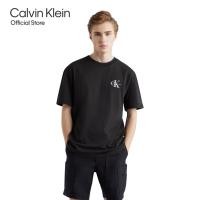 ราคา CALVIN KLEIN เสื้อยืดแขนสั้นผู้ชาย ทรง Relaxed รุ่น J325510 BEH สีดำ (21443542666)