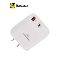 ราคา TECHPRO Wall USB Charger 1 USB A QC3 0A 1 USB C PD20W Type C to Lightning Cable TP WC01 by Banana IT (19180643851)