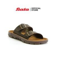 ราคา Bata MENS Sandal รองเท้าแตะชายแบบสวม สีน้ำตาล รหัส 8644054 Mensandal Fashion SUMMER (2658170542)