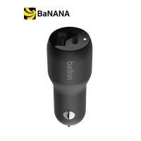 ราคา Belkin ที่ชาร์จในรถยนต์ Car Charger 1USB A 1USB C CCB004btBK by Banana IT (13671406137)