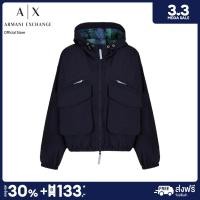 ราคา AX Armani Exchange เสื้อแจ็คเก็ตผู้หญิง รุ่น AX 3DYB10 YNTTZ1593 สีกรมท่า (21405698019)