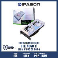 ราคา COLORFUL GPU การ์ดจอ การ์ดแสดงผล รุ่น iGame GeForce RTX 4060 Ti Ultra W DUO OC 8GB V รับประกัน 3 ปี โดย IPASON (21443770240)