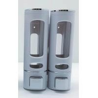 ราคา ที่กดสบู่ติดผนัง ที่กดสบู่เหลว ที่ใส่สบู่เหลว กล่องจ่ายแชมพู ที่กดแชมพู กล่องใส่สบู่เหลว กล่องจ่ายสบู่ 2 ช่อง (1966552743)