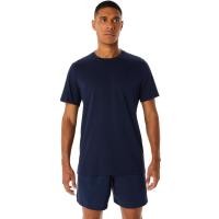 ราคา ASICS ASICS SPIRAL EMBROIDERY TEE MEN TRAINING เสื้อ ผู้ชาย เสื้อ เสื้อคอกลม ของแท้ MIDNIGHT (21410359248)