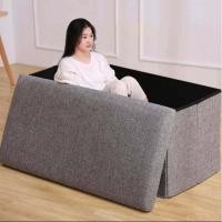 ราคา เก้าอี้สตูลยาว สตูลนั่งพับได้ สตูลใส่ของ เก้าอี้สตูลยาว50cm 60cm 76cm ใช้นั่งได้เห็บของได้ขนาดใหญ่ มีพร้อมส่ง (12045991307)