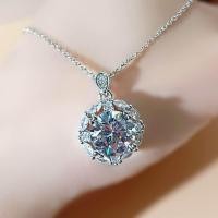 ราคา สร้อยคอฝังเพชรโมอีส เงินแท้92 5 ชุบทองคำขาว (20965730363)
