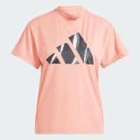 ราคา adidas วิ่ง เสื้อยืด Run It Brand Love ผู้หญิง สีแดง IL4745 (19412449413)