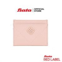 ราคา Bata บาจา Red Label กระเป๋าใส่นามบัตร Cardholder รุ่น ANNELISE สีชมพู 9045944 สีเขียว 9047944 สีเทา 9049944 (21455937190)