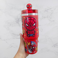 ราคา แก้วลายการ์ตูนเก็บความเย็น KT001 แก้วเยติ แก้วน้ำเก็บอุณหภูมิร้อน เย็นพร้อมจุกปปิดฝาสุดน่ารัก แก้วน้ำสแตนเลส ขนาด 30oz 890ml (21395776298)