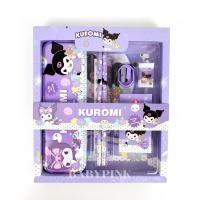 ราคา ชุดเครื่องเขียน ลายการ์ตูน Sanrio กล่องดินสอเหล็ก ดินสอไม้ ไม้บรรทัด ยางลบ สีเทียน 6สี กบเหลา (21175516845)