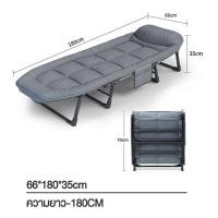 ราคา KOME LIFE เตียงนอนพับได้ เตียงพับ เตียงสนามพับได้ เตียงพับอเนกประสงค์ เตียงออฟฟิศพักผ่าน เตียงพับเตียงพับฟองน้ำแบบ4ตอน Folding bed Sponge bed (21425052910)