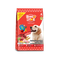 ราคา บิงโกสตาร์ Bingo Star อาหารสุนัข อาหารสุนัขโต ขนาด 1 กิโล (20604651636)