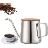 ราคา กาต้มสเเตนเลส กาต้มกาแฟ ถ้วยชงชากาต้มน้ำ กาดริปกาแฟ หม้อต้มกาแฟสด น้ำกาต้มน้ำเคสไม้ เครื่องทำกาแฟสด 350ml พร้อมไม้ (21385017313)
