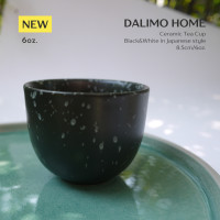 ราคา DALIMO HOME แก้ว แก้วชา ถ้วยชา แก้วชาเซรามิก แก้วดำขาว แก้วดำด้านจุดขาว ไม่มีหูจับ แก้วเซรามิค แก้วชาร้อน แก้วชาเขียว แก้วชาจีน แก้วน้ำร้อน สไตล์ญี่ปุ่น 6ออนซ์ (21414159657)