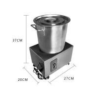 ราคา เครื่องสบัดแยกน้ำแยกกากเครื่องสลัดน้ำมัน สลัดน้ำและน้ำมันออกจากของทอด แยกกากน้ำเต้าหู้ ถังสแตนเลส304 (21445954807)