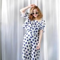 ราคา ชุดเซ็ทเสื้อครอป กางเกงขายาวเอวสูง (20937572601)