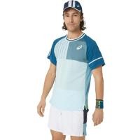 ราคา ASICS MEN MATCH SS TOP MEN CPS เสื้อ ผู้ชาย เสื้อ เสื้อคอกลม ของแท้ AQUAMARINE (21369335436)