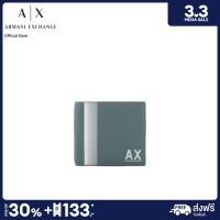 ราคา AX Armani Exchange กระเป๋าสตางค์ผู้ชาย รุ่น AX 958097 4R81844984 สีเขียว (21382988990)