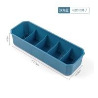 ราคา กล่องเก็บถุงเท้า 5 ช่อง กล่องเก็บชุดชั้นในในครัวเรือน ช่องพลาสติกอเนกประสงค์ (21381851957)