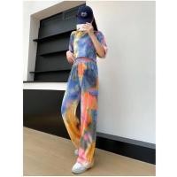 ราคา ชุดมัดย้อม ชุดเซทผ้ามัดย้อมผู้หญิง พลีท กางเกงผ้ามัดย้อมผู้หญิง เสื้อ กางเกงคาร์โก้ ญ กาโก้ เกงมัดย้อม ผ้าย่นเปลือกไม้8 สี ราคาถูก (21415719632)