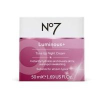 ราคา No7 Luminous Tone Up Night Cream SPF35 PA นัมเบอร์เซเว่น ลูมินัส พลัส โทน อัพ ไนท์ ครีม 50ml (19048975711)