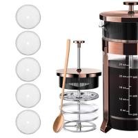 ราคา อะไหล่แผ่นกรอง80ตายข่ายสแตนเลส5ชิ้นสำหรับเครื่องทำกาแฟฝรั่งเศสขนาด350มล (21103572015)