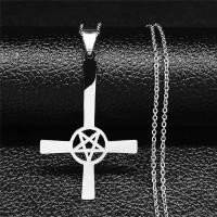 ราคา Baphomet เครื่องรางของขลังขนาดใหญ่ kalung Baja Tahan karat รูปดาวห้าแฉกแนวกอธิคสำหรับผู้ชายเครื่องรางของซาตานแพะอัญมณีลูซิเฟอร์ (21170438608)