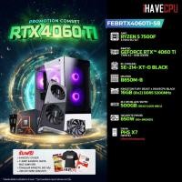 ราคา iHAVECPU คอมประกอบ FEBRTX4060TI 58 AMD RYZEN 5 7500F 3 7GHz 6C 12T INNO3D GEFORCE RTX 4060 TI TWIN X2 8GB GDDR6 MSI PRO B650M B KINGSTON FURY BEAST x iHAVECPU 16GB 8x2 DDR5 5200MHz BLACK (21410441549)