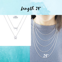 ราคา สร้อยคอพร้อมจี้เงินแท้925 จี้ประดับเพชร CZ คุณภาพดี งานพรีเมี่ยมสวยหรู จี้ดาวน่ารักขนาดกำลังดี ส่งพร้อมใบรับประกันเงินแท้ กล่อง ถุงผ้า (13209309555)