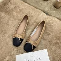 ราคา โบว์ Chanel รองเท้าคัชชูไม่มีส้นผู้หญิง2021ฤดูใบไม้ผลิใบไม้ร่วงแบบใหม่หัวเหลี่ยมปากตื้นรองเท้าบัลเล่ต์คนขี้เกียจรองเท้า Tods (9778983648)