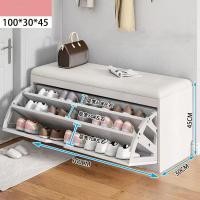 ราคา ชั้นวางรองเท้า ตู้รองเท้า ที่เก็บรองเท้า ตู้เก็บรองเท้า ที่วางรองเท้า ตู้วางรองเท้า พร้อมที่นั่ง XLN841 (21409351248)