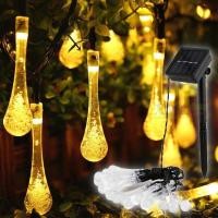 ราคา ไฟกระพริบ โซล่าเซลล์ รูปหยดน้ำ 30 ชิ้น 2 ฟังก์ชั่น แสง เหลืองวอมไวท์ (4725731)