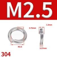 ราคา แหวน แหวนสปริง แหวนรอง กันคลาย สแตนเลส 304 M2 M2 5 M3 M4 M5 M6 M8 M10 M12 Spring Washer Stainless Steel (21173492226)