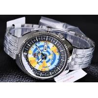 ราคา แถมกล่องแบบพกพา นาฬิกา ORIENT Revival World Map Automatic Limited Edition รุ่น RA AA0E04Y (21411589723)