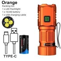 ราคา ไฟฉาย3X LED ขนาดเล็ก6500K ไฟฉายแม่เหล็กชาร์จได้แบบพกพา USB ไฟฉายเดินป่ากลางแจ้งแม่เหล็กสำหรับตั้งแคมป์บ้านทำงานรถ repai 16340 (21341995264)