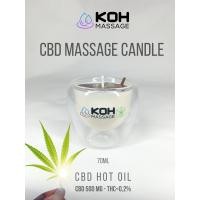 ราคา CBD Massage Candle Coconut Hot oil 70ml CBD 500mg Deep Relaxation เทียนนวด CBD น้ำมันนวดร้อน 70ml มะพร้าว CBD 500mg ผ่อนคลายอย่างล้ำลึก (20637578714)